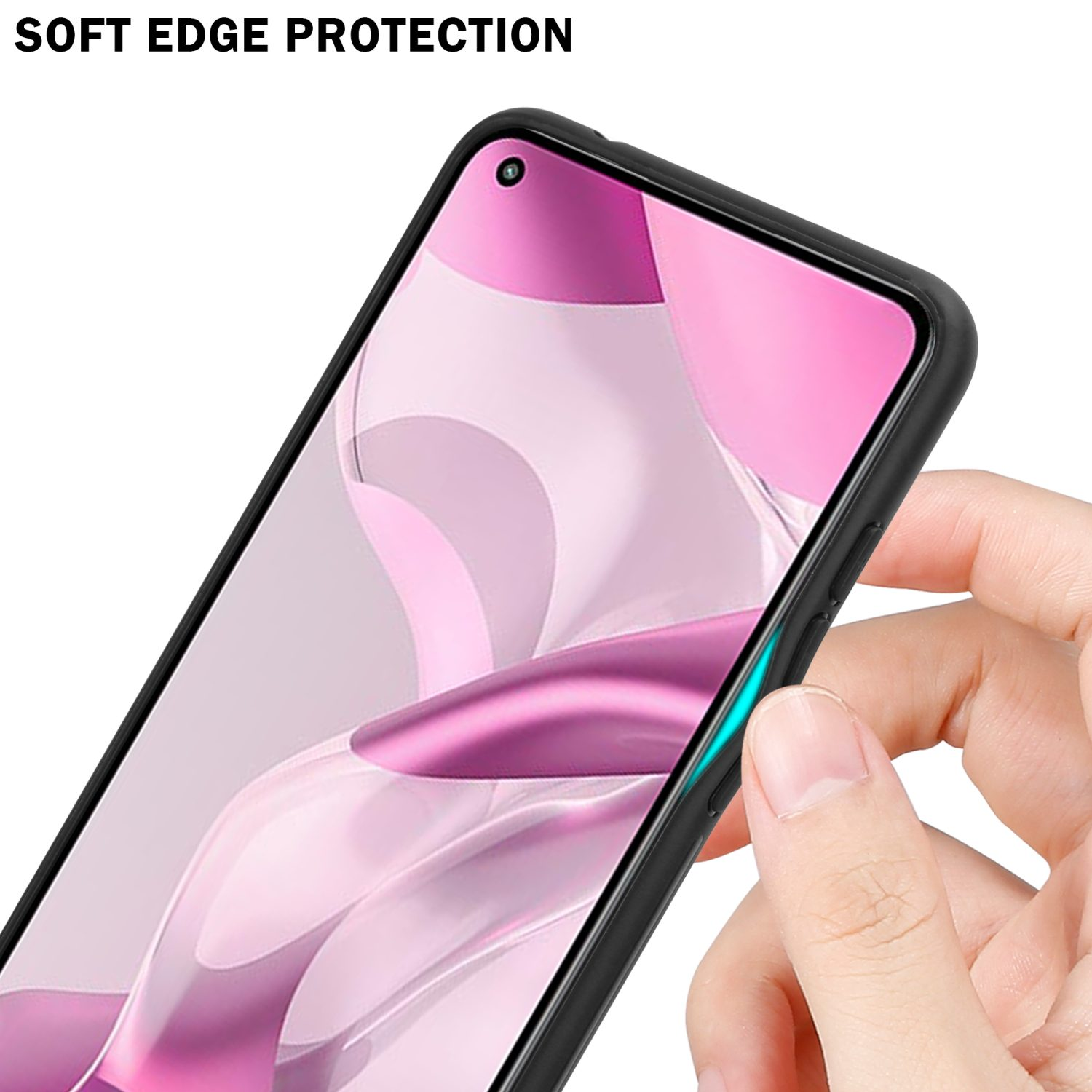 CADORABO Hülle aus TPU Glas, Mi 2 / / Farben Xiaomi, NE, LITE (4G 11 Silikon LITE SCHWARZ 11 5G) - Backcover, ROT