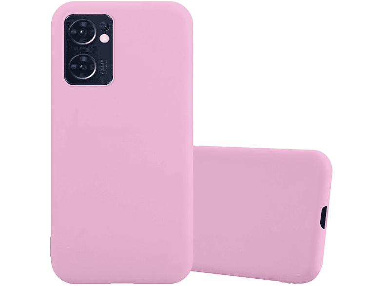 CADORABO Hülle / im LITE Backcover, Candy Style, 5G, Reno7 ROSA TPU FIND X5 Oppo, CANDY