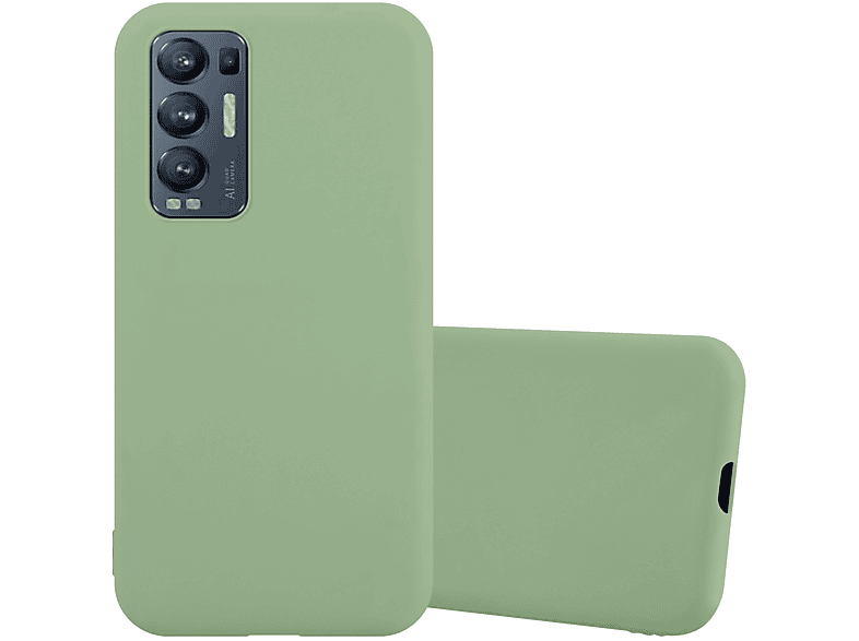 GRÜN Oppo, Candy NEO, CANDY PASTELL im FIND Style, CADORABO TPU Backcover, Hülle X3