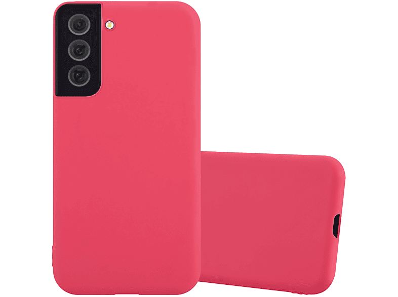 CADORABO Hülle PLUS, ROT Backcover, Samsung, S22 Style, Galaxy Candy TPU CANDY im