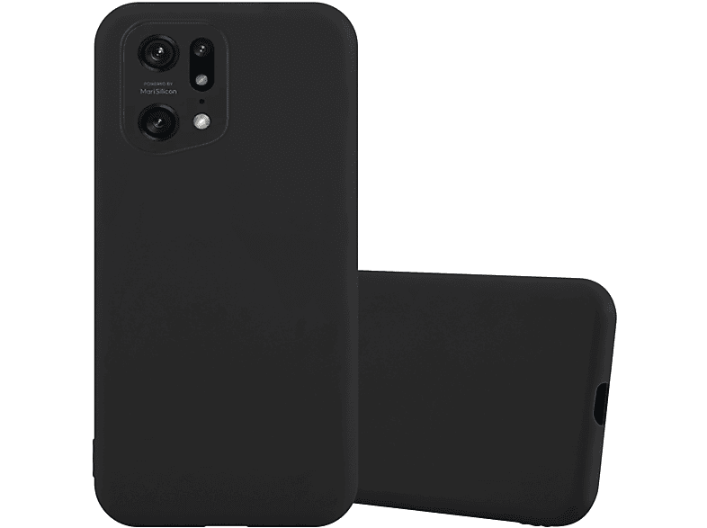 CADORABO Hülle im TPU Candy Style, Backcover, Oppo, FIND X5 PRO, CANDY SCHWARZ