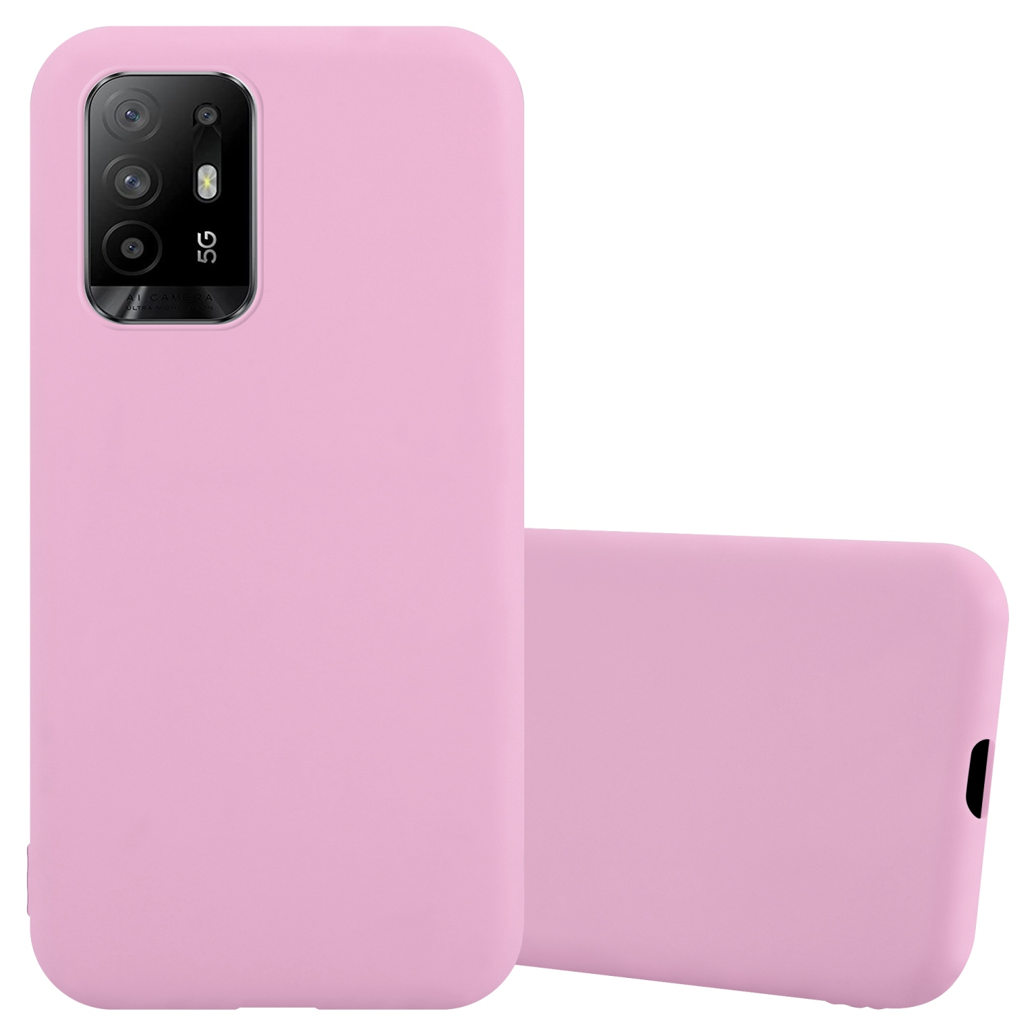 CADORABO Hülle im TPU Style, ROSA Candy A94 Oppo, 5G, Backcover, CANDY