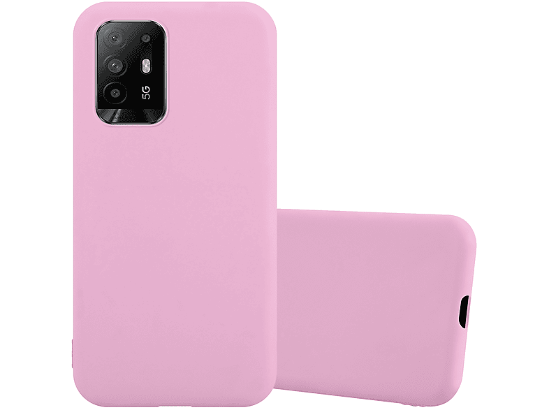Candy Oppo, 5G, TPU Backcover, im CANDY ROSA A94 Hülle Style, CADORABO