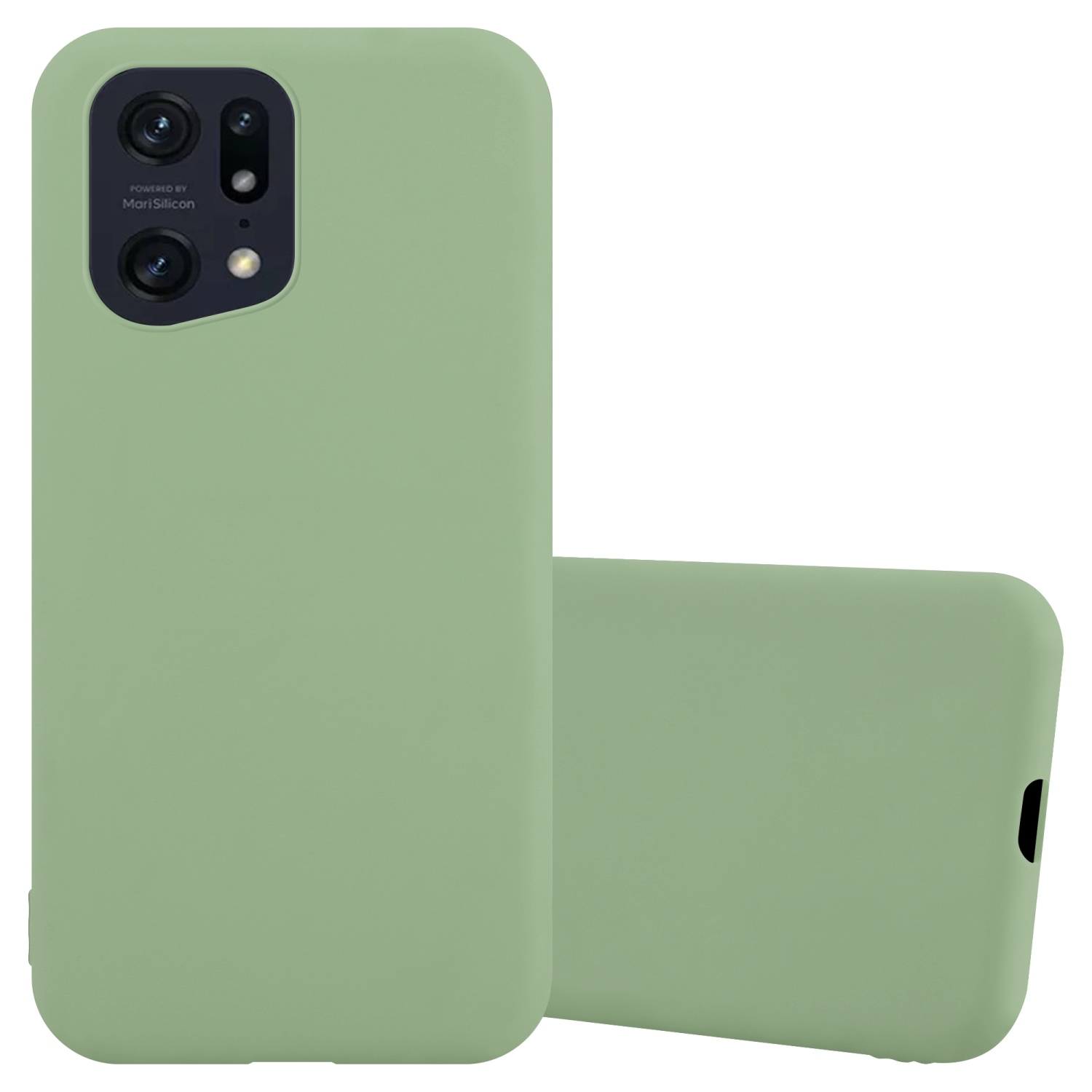 CADORABO Hülle im TPU Candy Oppo, FIND PASTELL Backcover, GRÜN PRO, X5 CANDY Style