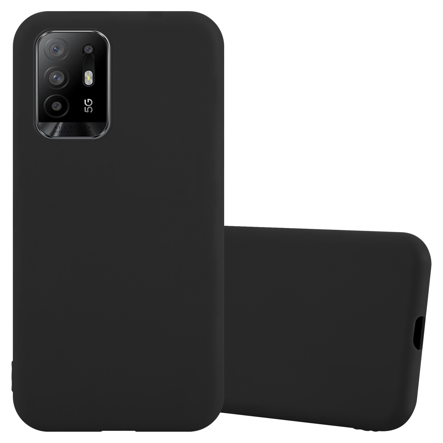 CANDY TPU Backcover, im CADORABO Style, A94 5G, SCHWARZ Oppo, Hülle Candy