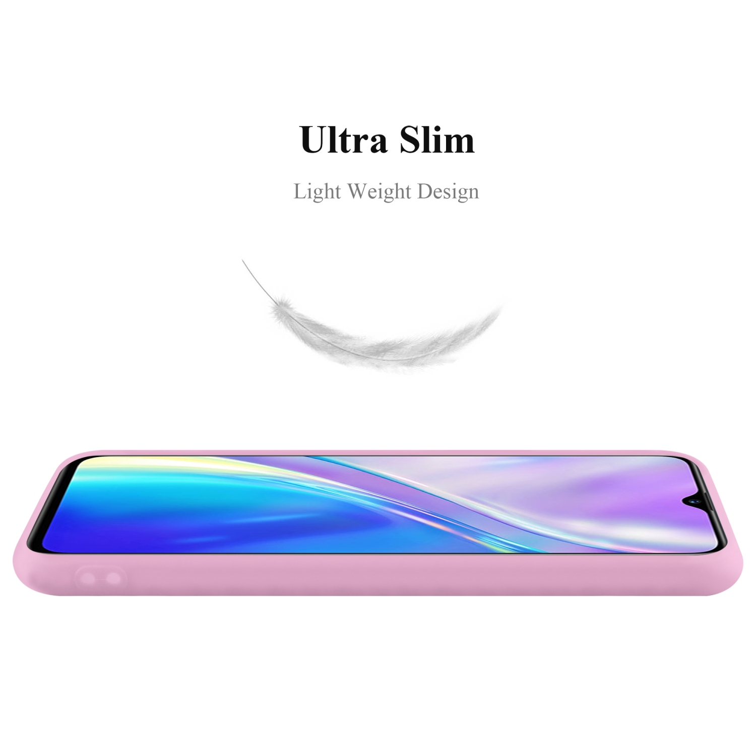 Realme, Hülle im K5, ROSA Backcover, / Candy / Style, XT TPU CANDY CADORABO Oppo X2