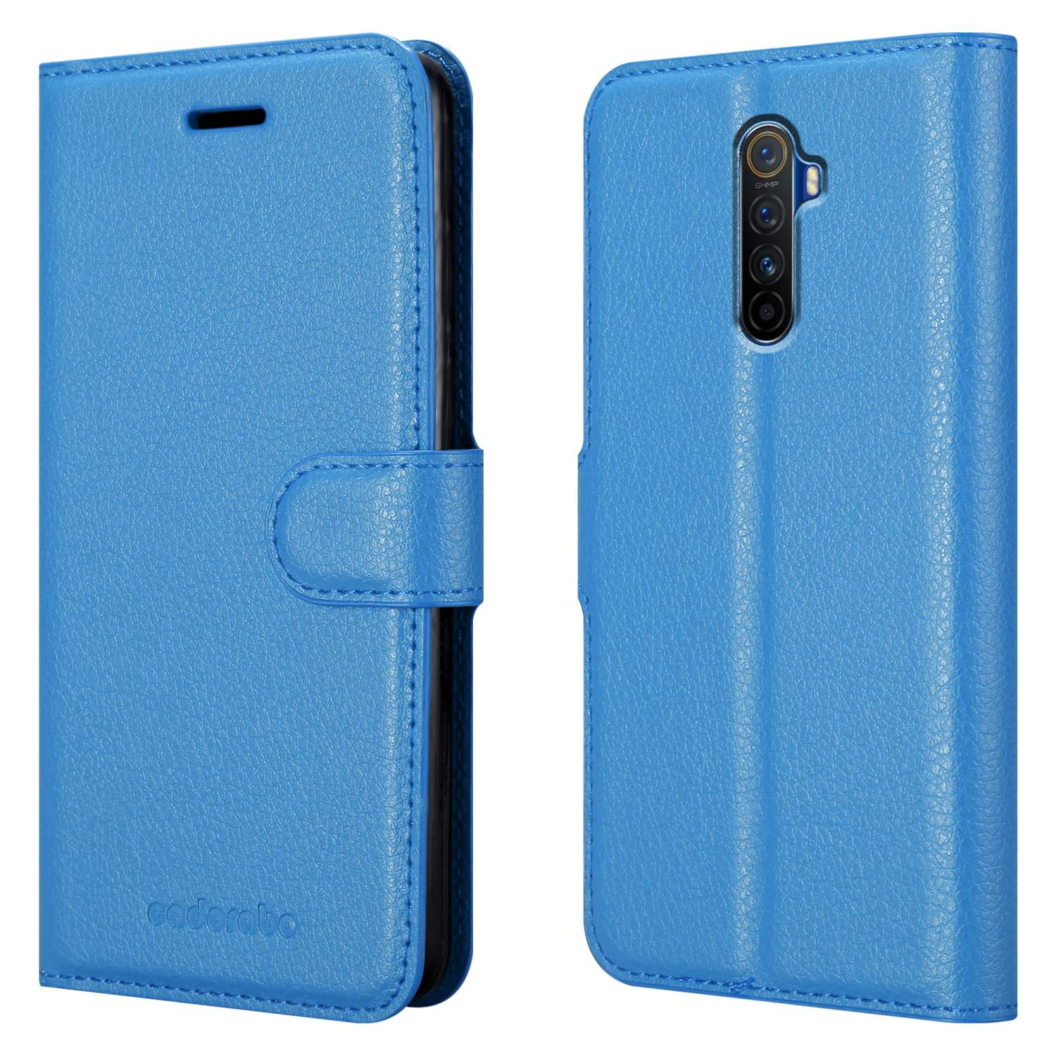 / Bookcover, Standfunktion, Hülle CADORABO PASTELL BLAU Reno PRO X2 Book Ace, Oppo Realme,