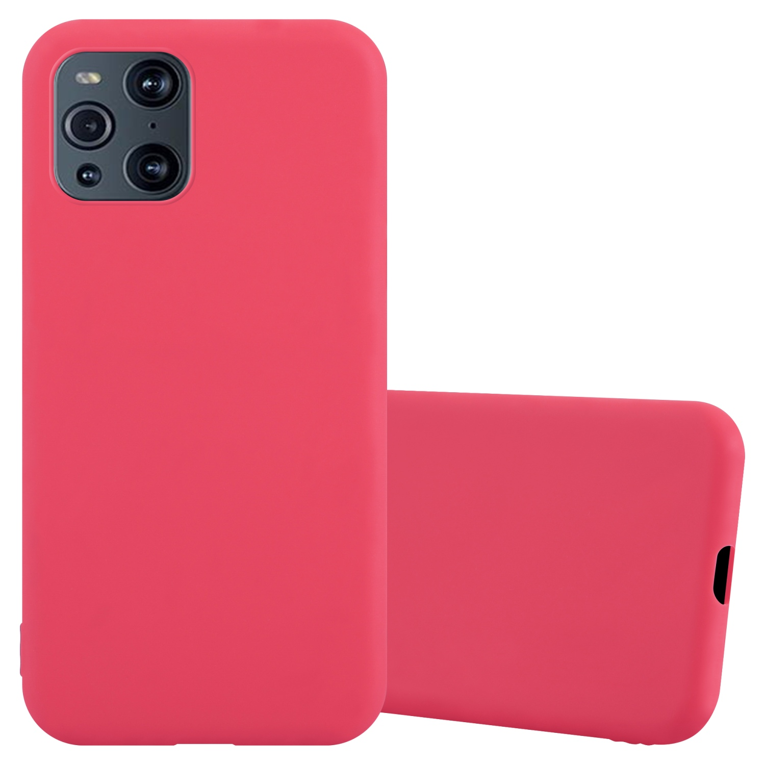 CADORABO ROT PRO, im Candy TPU Hülle X3 CANDY Backcover, FIND Oppo, Style,