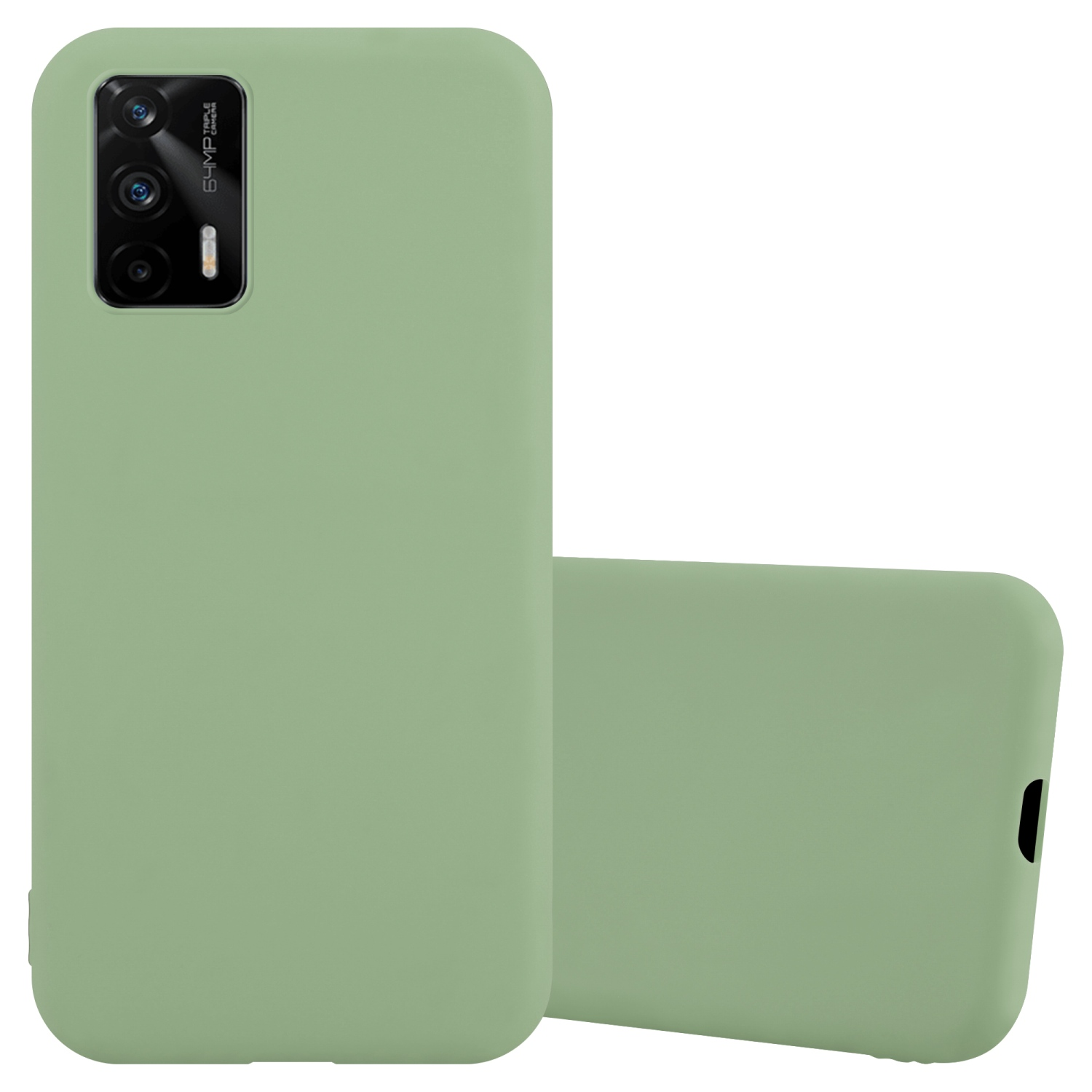 GT CADORABO Candy Style, GRÜN TPU Backcover, Hülle im Master, Realme, CANDY PASTELL