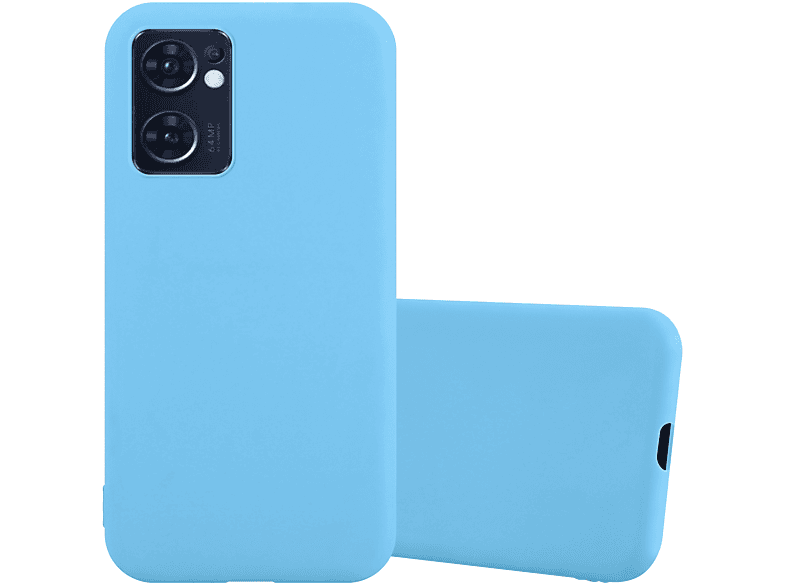 CADORABO Hülle im TPU Candy Style, Backcover, Oppo, FIND X5 LITE / Reno7 5G, CANDY BLAU
