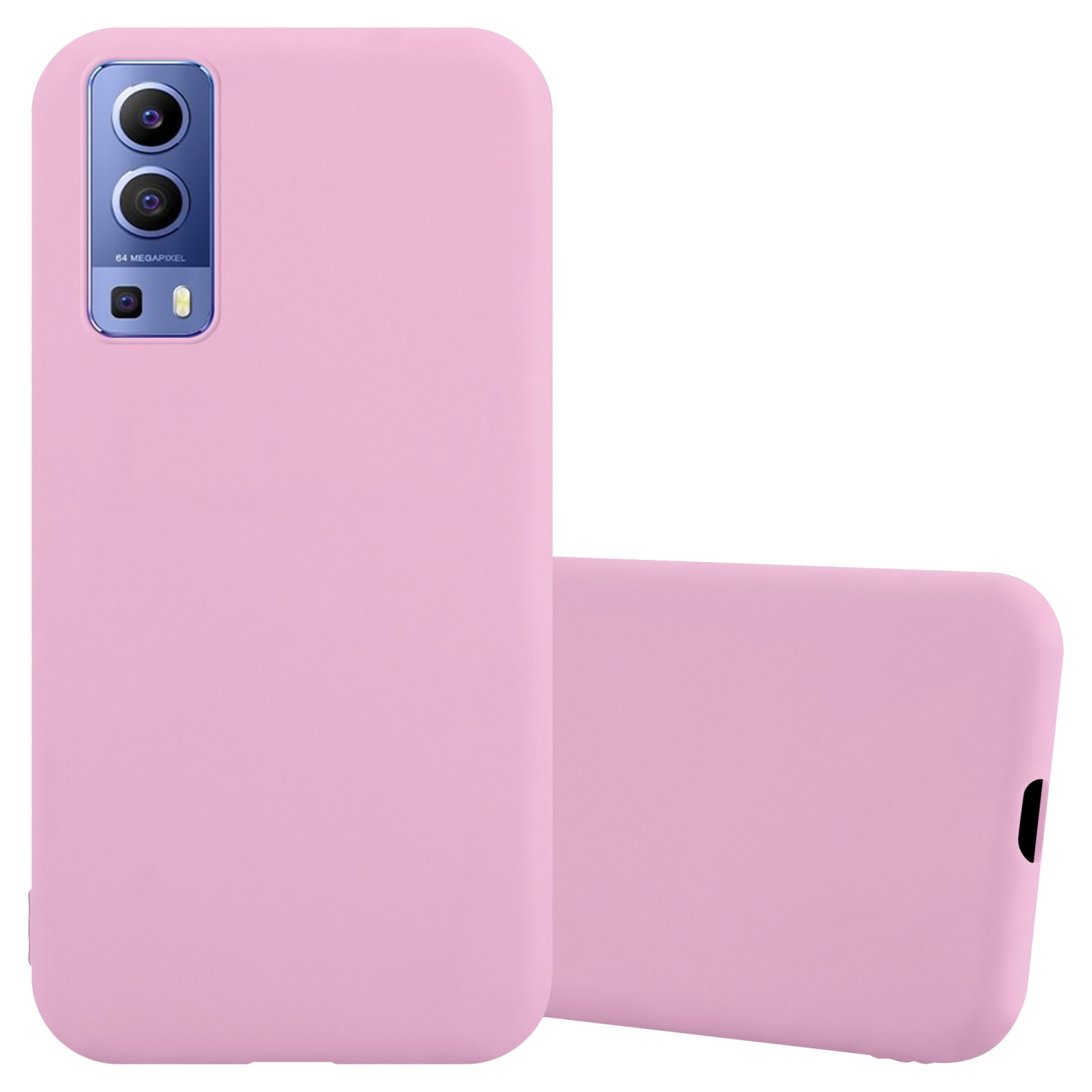 5G, Style, Backcover, TPU / CADORABO ROSA Candy im Y52 CANDY 5G Y72 Hülle Vivo,