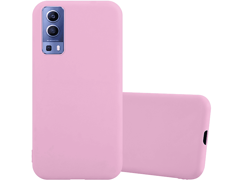 CADORABO Y52 Style, 5G Backcover, Y72 TPU CANDY 5G, Hülle Candy ROSA im Vivo, /