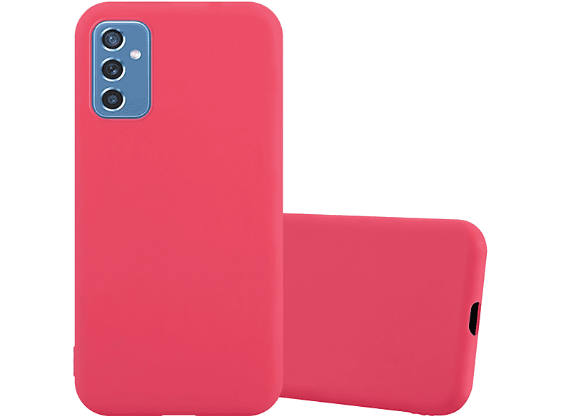 CADORABO Hülle im TPU Candy ROT Galaxy Style, CANDY Samsung, Backcover, M52 5G