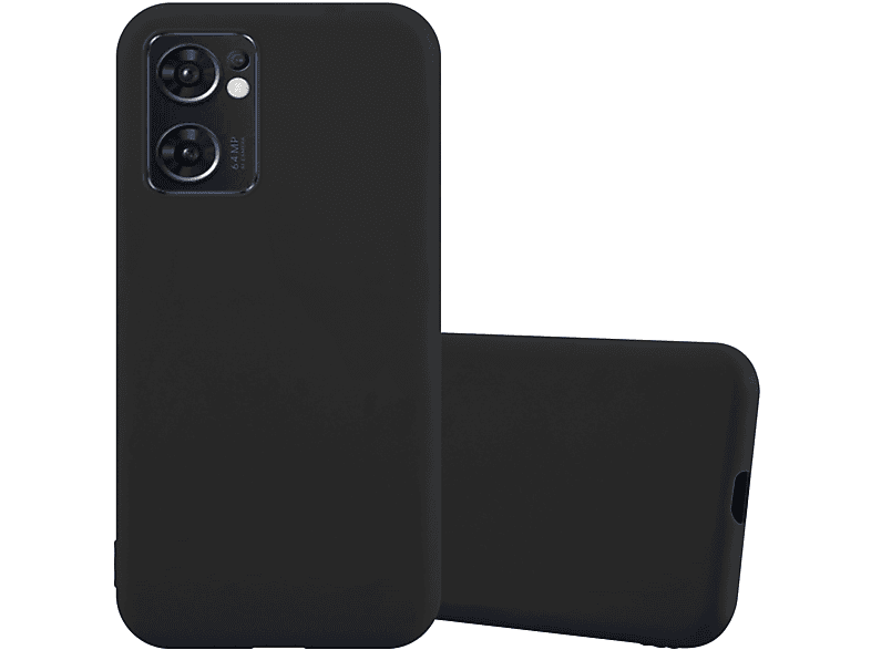 CADORABO Hülle im TPU CANDY SCHWARZ Oppo, Candy 5G, FIND / Backcover, Reno7 X5 Style, LITE