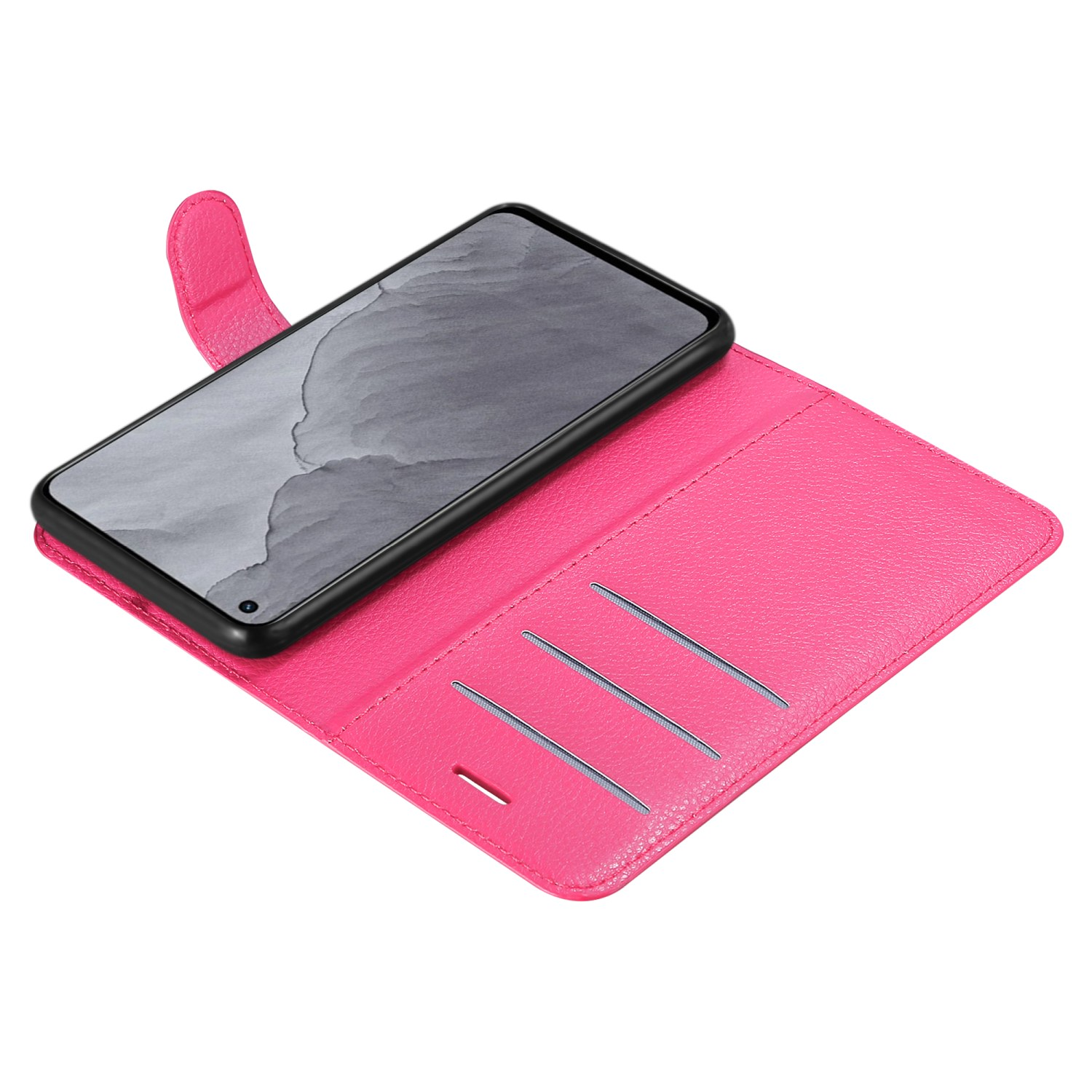 GT Master, Book Realme, Standfunktion, CADORABO PINK Hülle Bookcover, CHERRY