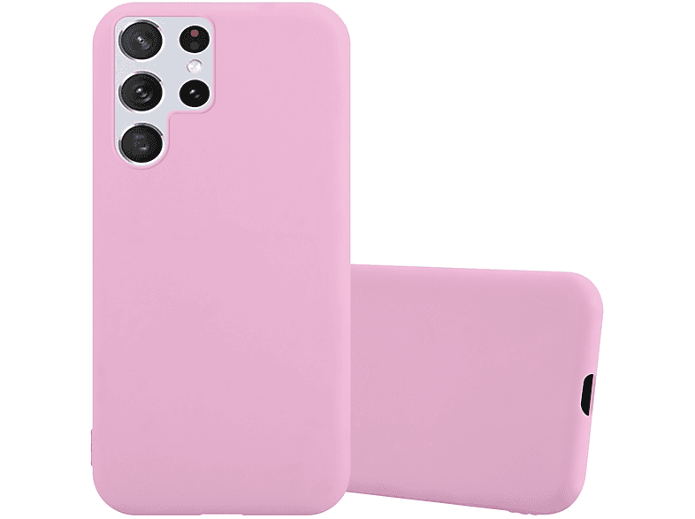 Candy Hülle Backcover, CANDY TPU ROSA Style, Galaxy ULTRA, S22 im Samsung, CADORABO