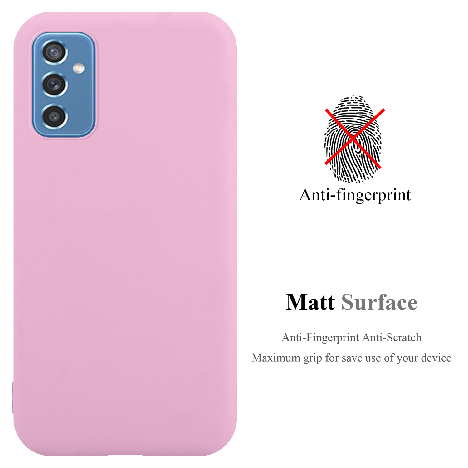 Style, 5G, im Hülle CADORABO M52 Backcover, Samsung, CANDY Candy Galaxy TPU ROSA