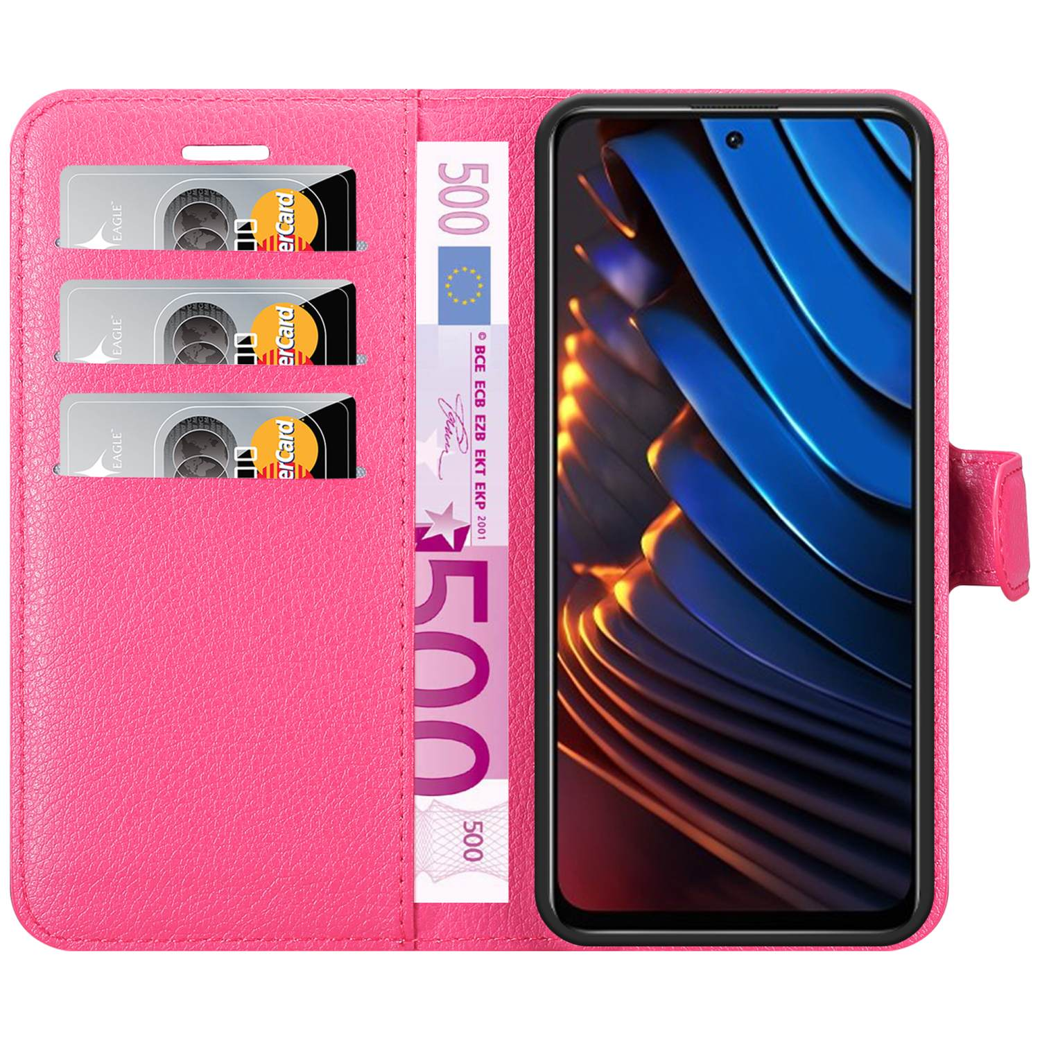 Bookcover, X3 CADORABO Xiaomi, Book POCO Standfunktion, Hülle CHERRY PINK GT,