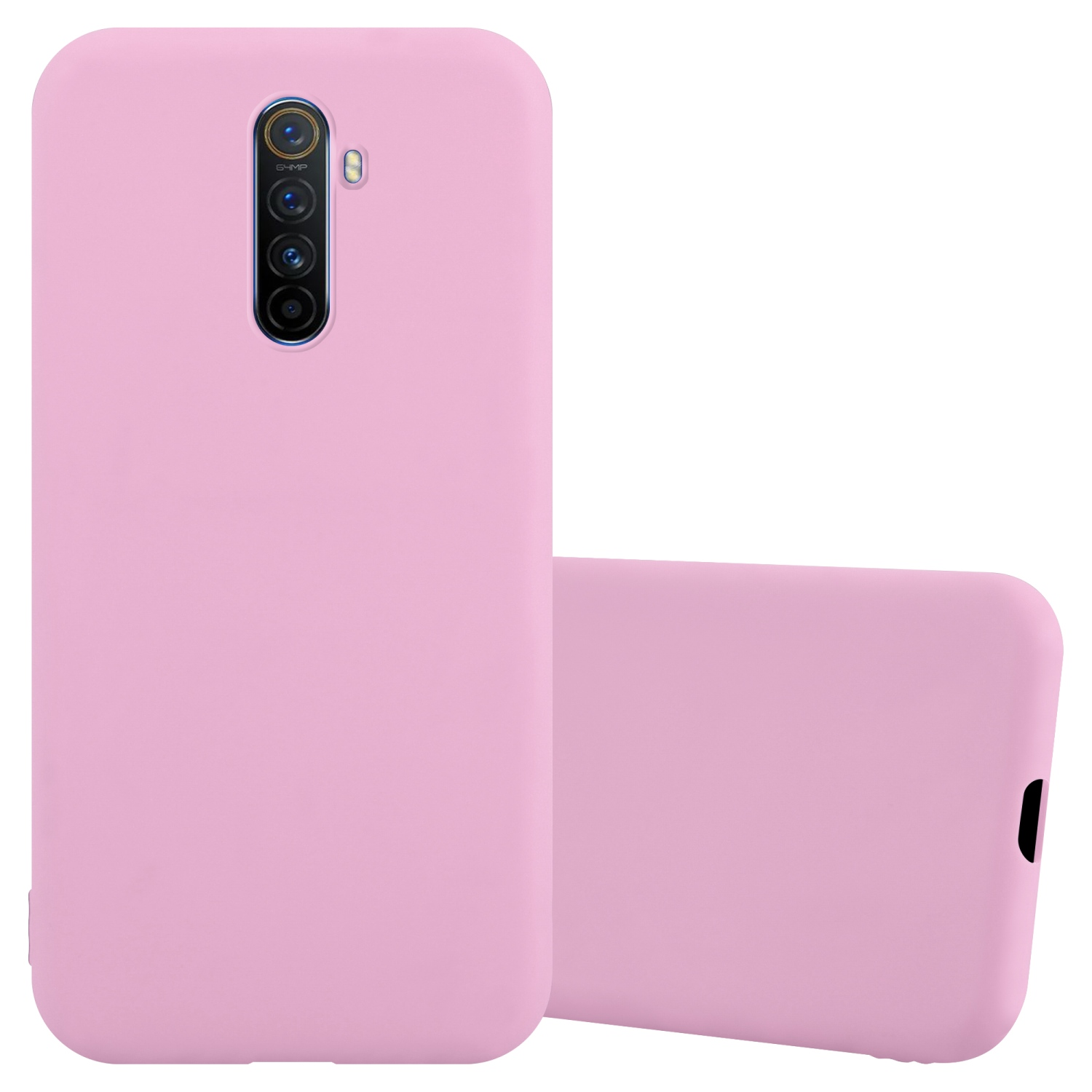 Reno CANDY PRO Candy / Realme, X2 TPU Ace, Oppo Style, ROSA Hülle im Backcover, CADORABO