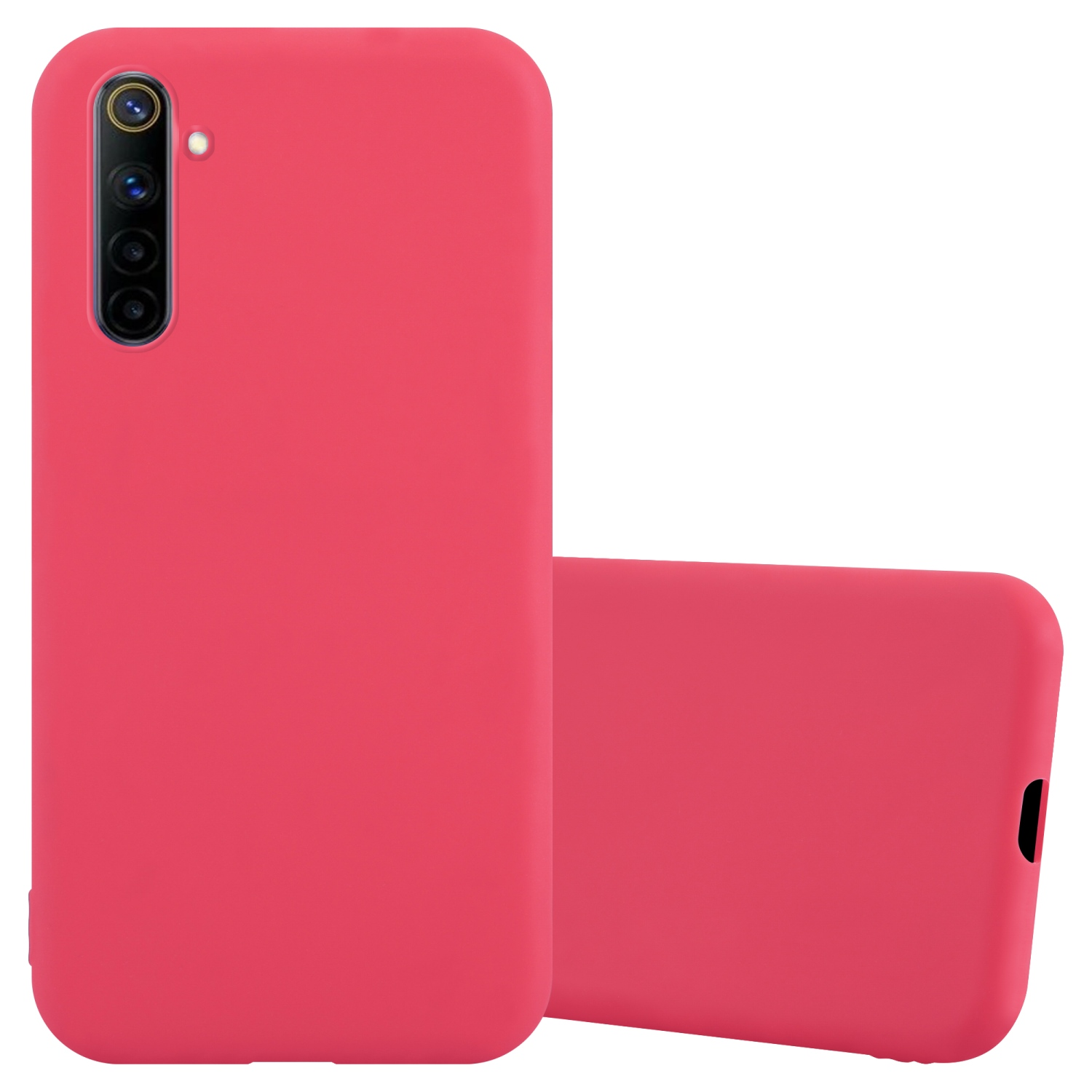 CANDY Hülle 30 Narzo 4G, CADORABO Realme, TPU Backcover, Style, Candy im ROT