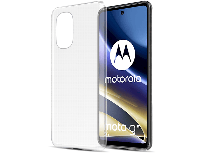 G51 Ultra Motorola, VOLL Slim MOTO TRANSPARENT TPU 5G, Backcover, Schutzhülle, AIR CADORABO