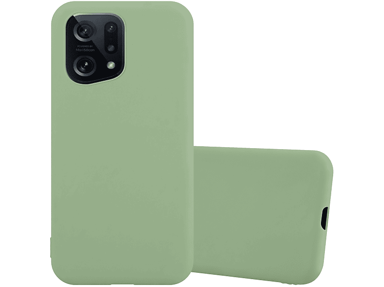 CADORABO Hülle im TPU Candy Style, Backcover, Oppo, FIND X5, CANDY PASTELL GRÜN