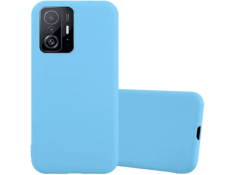 11T / BLAU im 11T Backcover, Style, Xiaomi, TPU CADORABO Candy Hülle PRO, CANDY