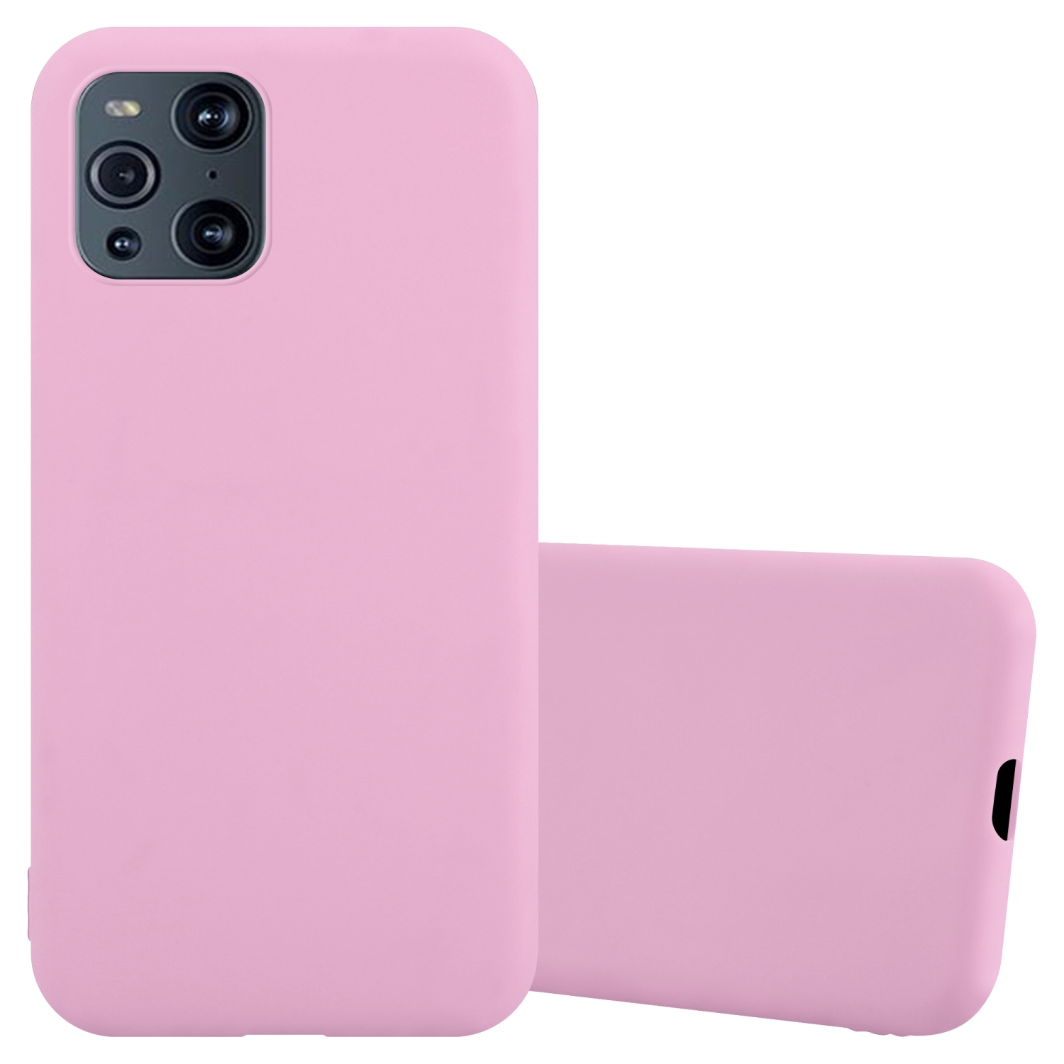Oppo, FIND Style, CANDY Hülle Candy ROSA X3 Backcover, PRO, im TPU CADORABO