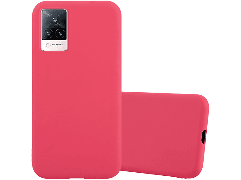 Style, CADORABO im ROT Backcover, Hülle 4G V21 CANDY Vivo, Candy 5G, / TPU