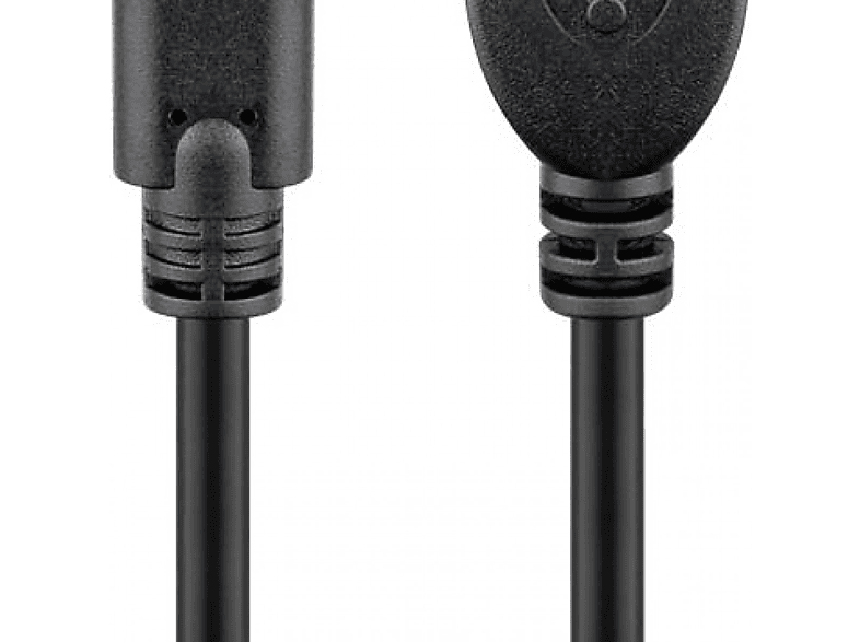 GOOBAY USB-C™-Verlängerungskabel, schwarz USB kabel
