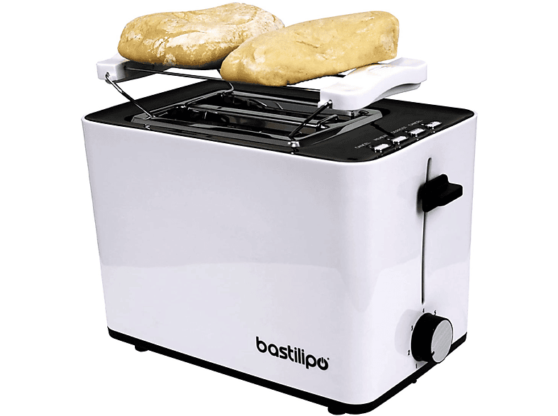 BASTILIPO BAST-2116 Tostadores White (850 2) Watt, Schlitze