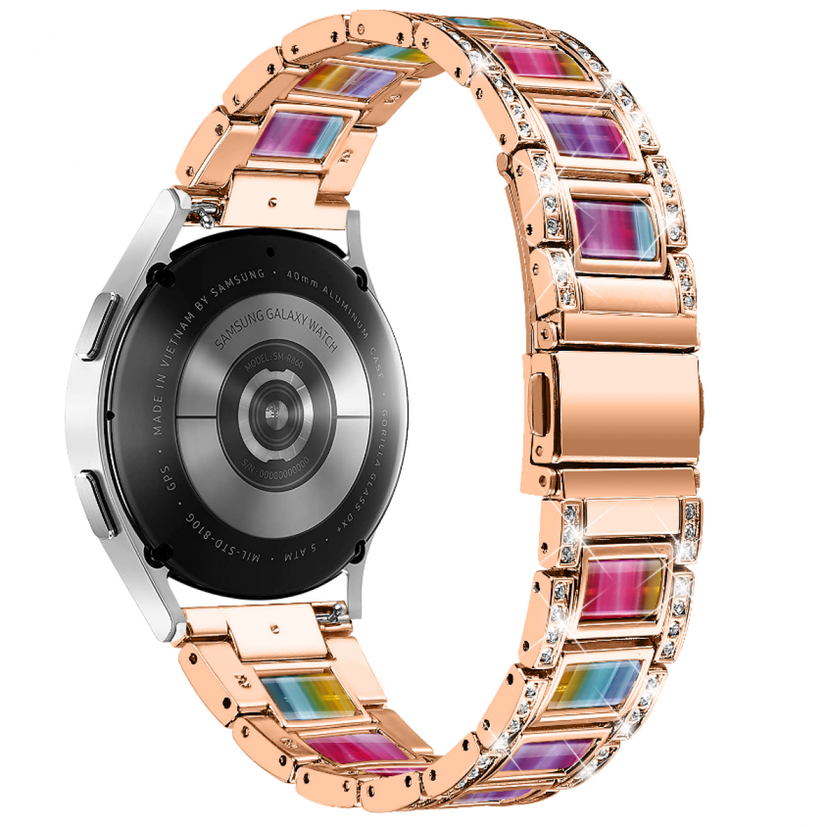 INF Uhrarmband, Ersatzarmband, Samsung, Galaxy 20 Watch Mehrfarbig mm