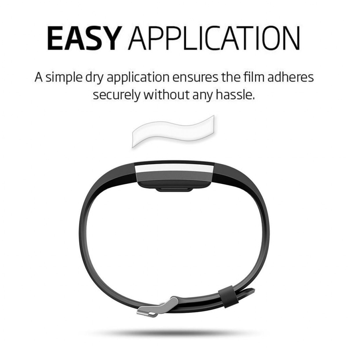 PELLICOLA PROTETTIVA INF Proteggi schermo Fitbit Charge 2 5 pezzi