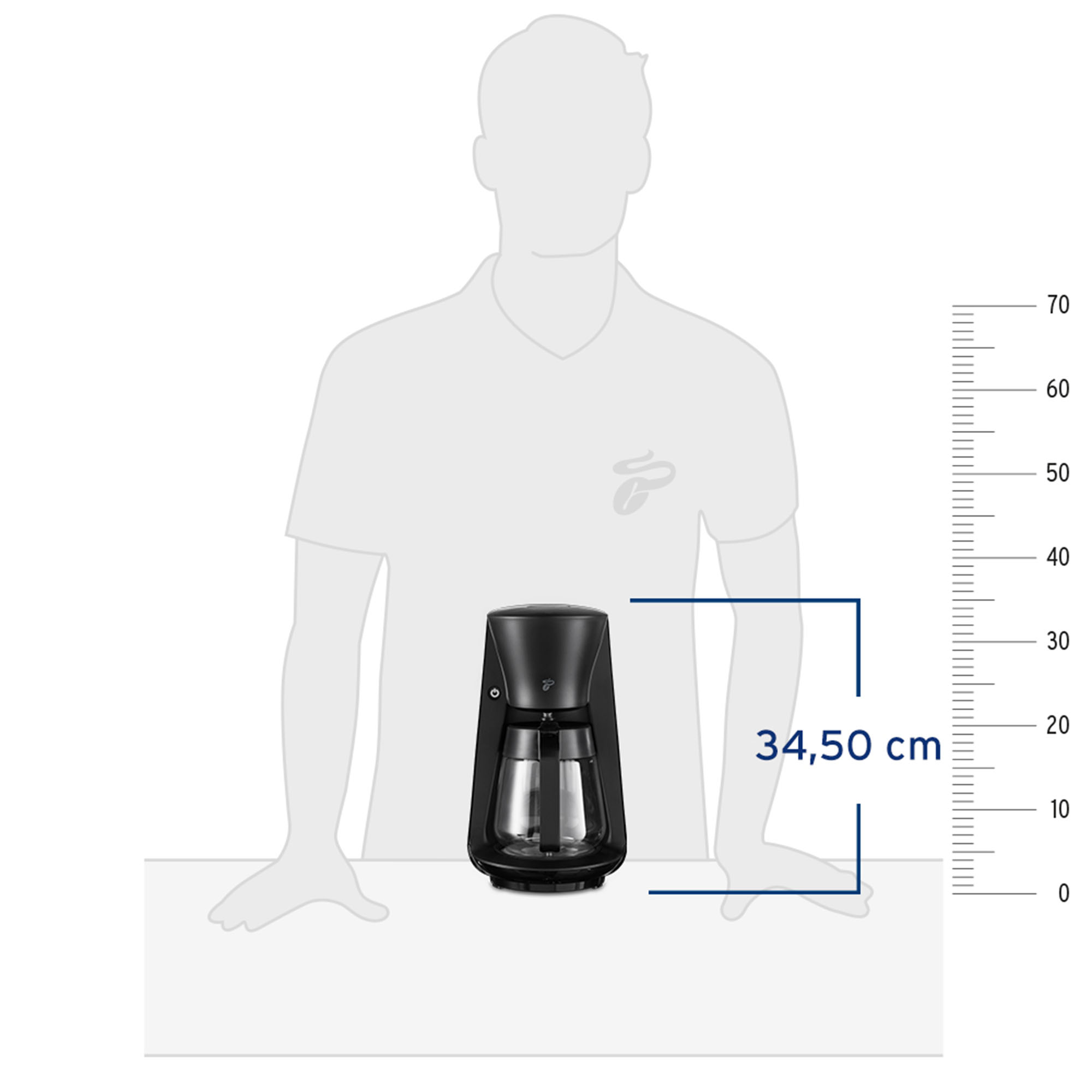 TCHIBO 604170 Let‘s Brew Filterkaffeemaschine hellgrün