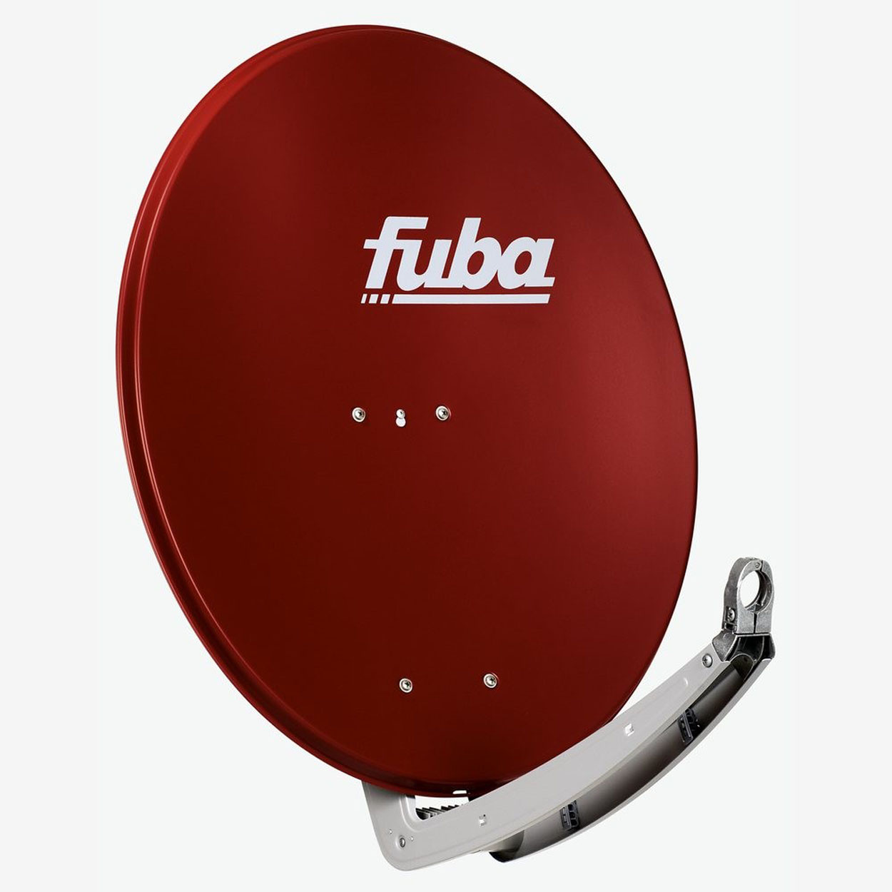 FUBA daa 780 Satellitenantenne Aluminium Twin (78 in Twin LNB) Anlage 4KDELUXE 3D LNB HDTV Sat cm, Rot Sat