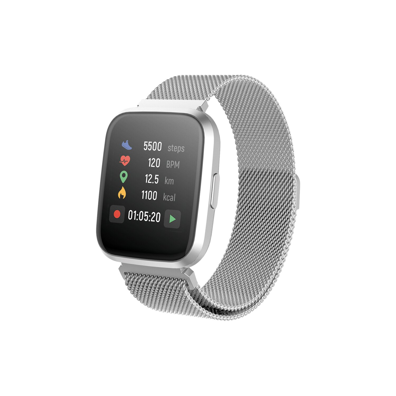 SW-310 Smartwatch Silber FOREVER Universal,