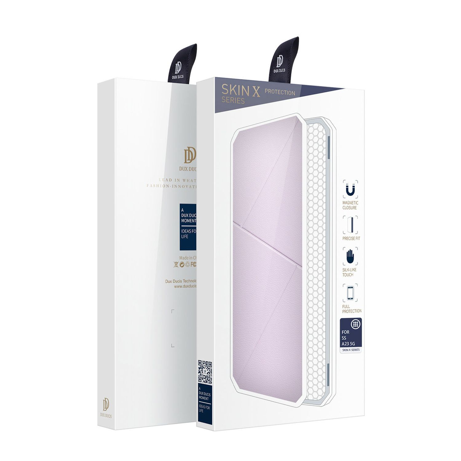 DUX Buch DUCIS A13 5G, Tasche, Bookcover, Rosa Galaxy Samsung,