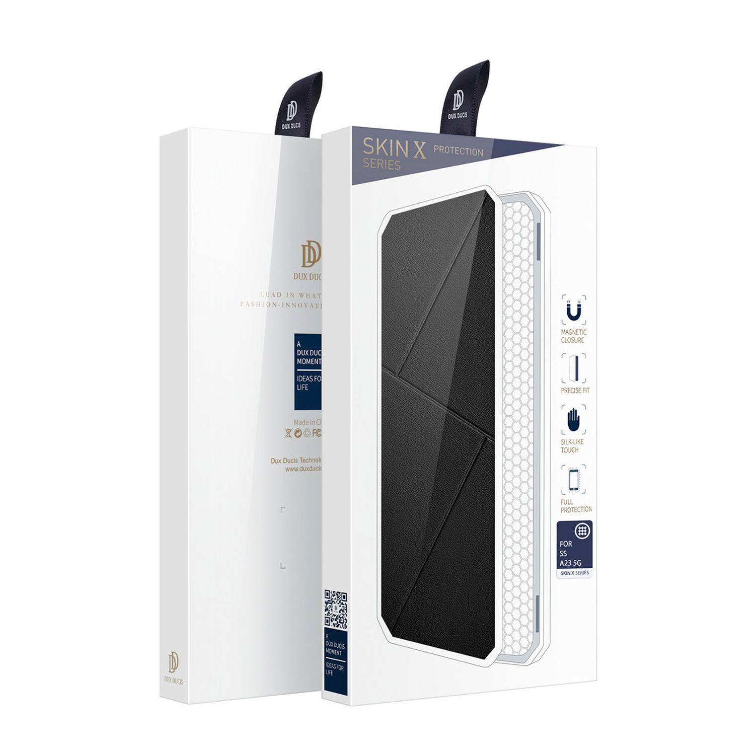 DUX DUCIS Buch Samsung, A73 Galaxy Tasche, 5G, Schwarz Bookcover