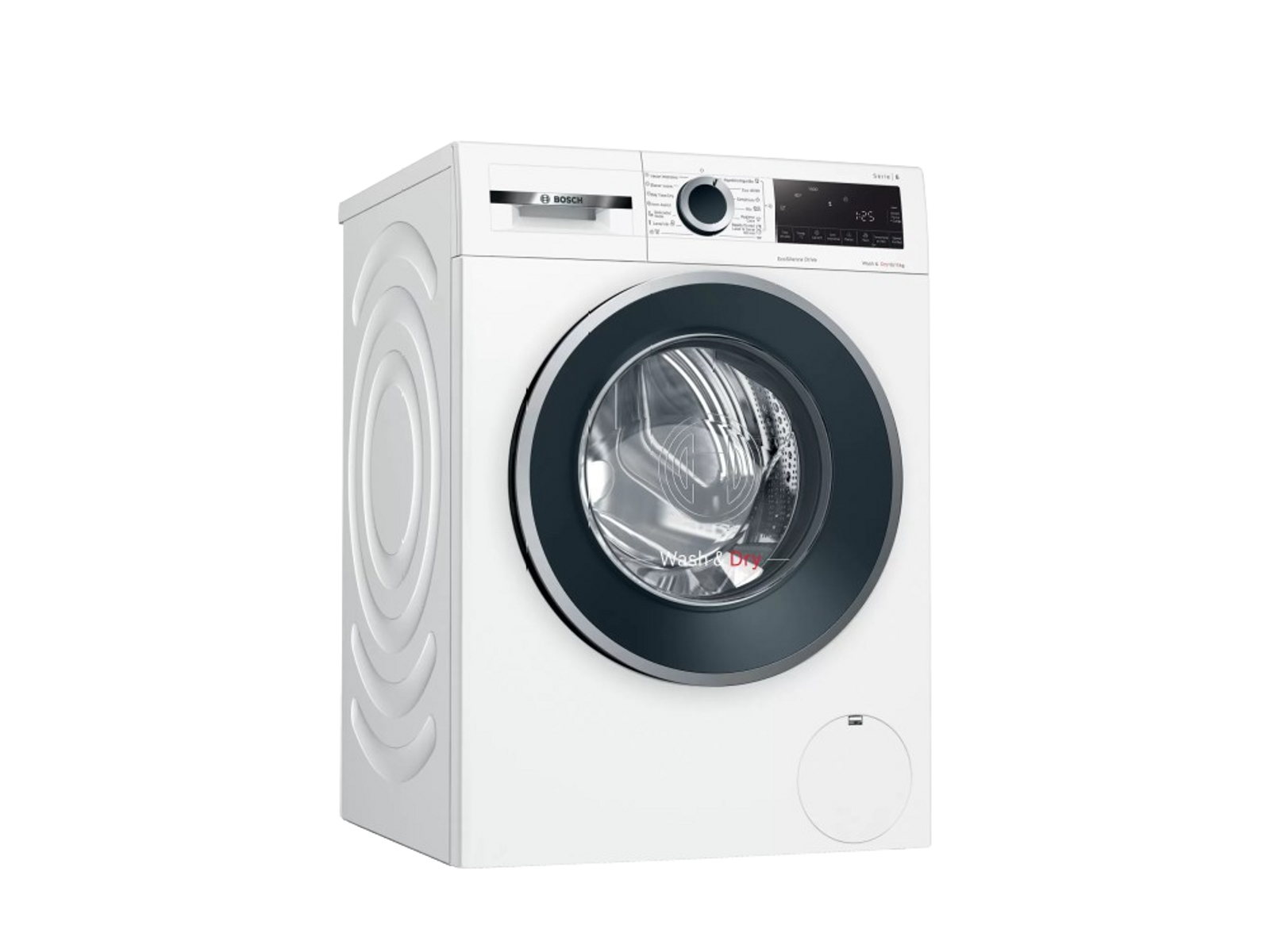 Lavadora secadora - BOSCH WNG25400ES, 10 kg, 6 kg, Blanco