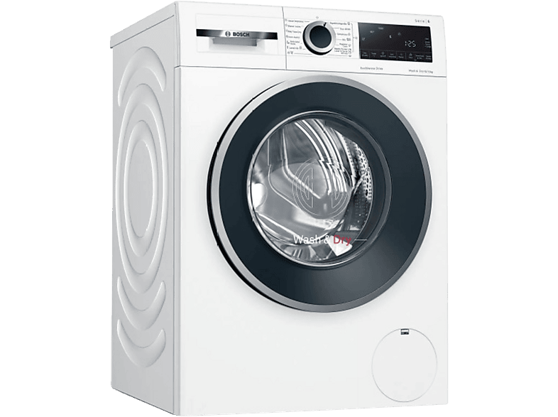 Lavadora secadora - BOSCH WNG25400ES, 10 kg, 6 Blanco MediaMarkt