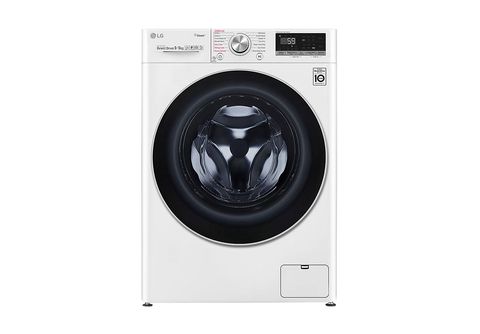 Lavadora secadora - LG F4DV5009S1W, 9 kg + 6 kg, Blanco