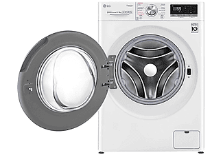 palma zorro para ver Lavadora secadora - LG F4DV5009S1W, 9 kg, 6 kg, Blanco | MediaMarkt