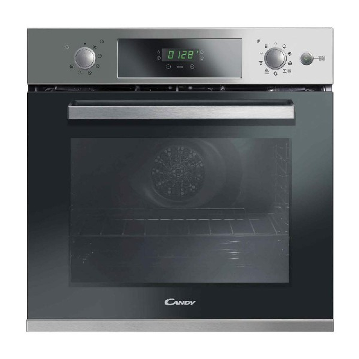 Horno convencional - FCPKS826XLE CANDY, 70 l, Encastrable, Pirolítico, Inox