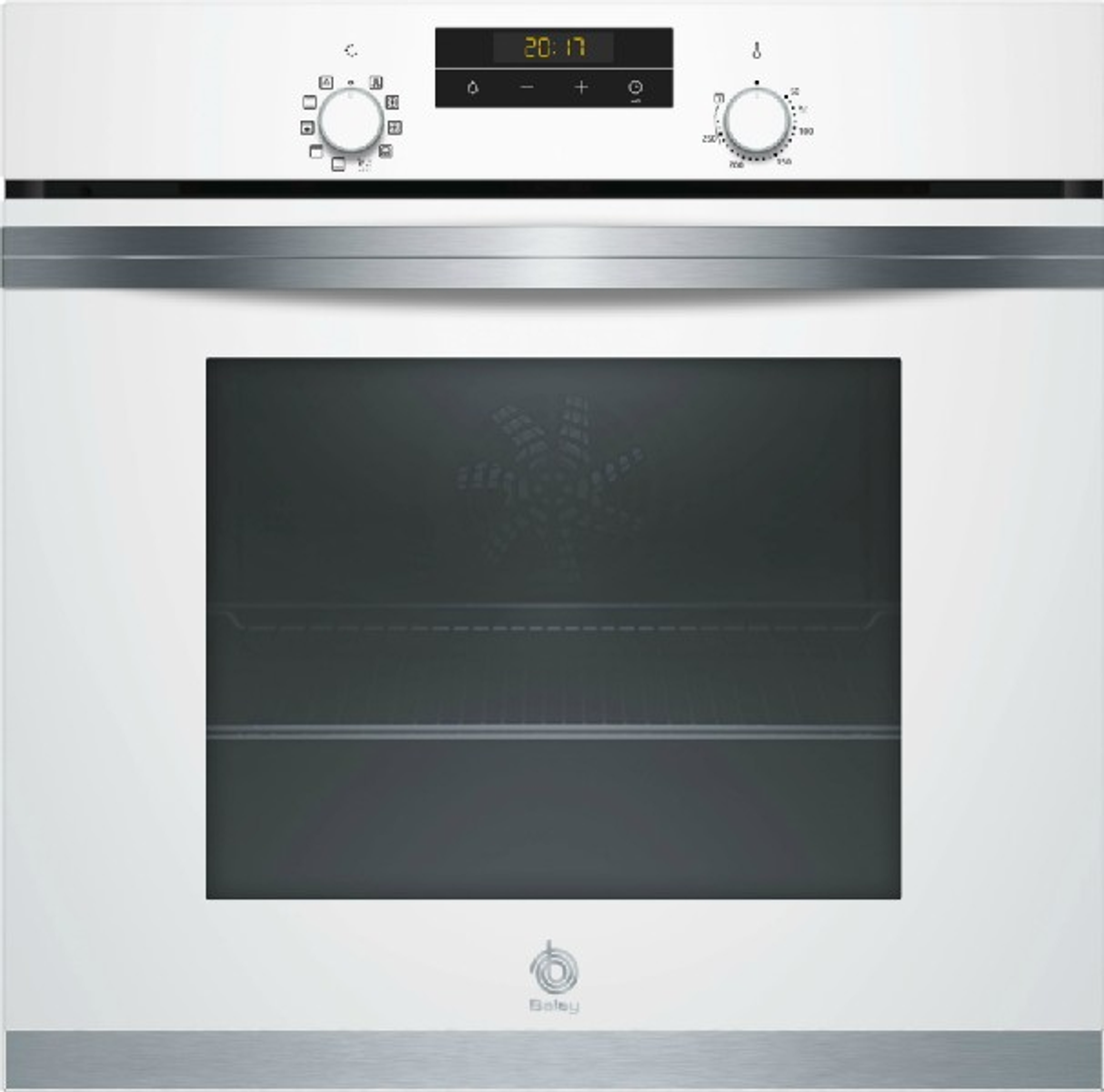 Horno convencional - 3HB433CB0 Balay, 71 l, Integrable, Limpieza por agua, Blanco