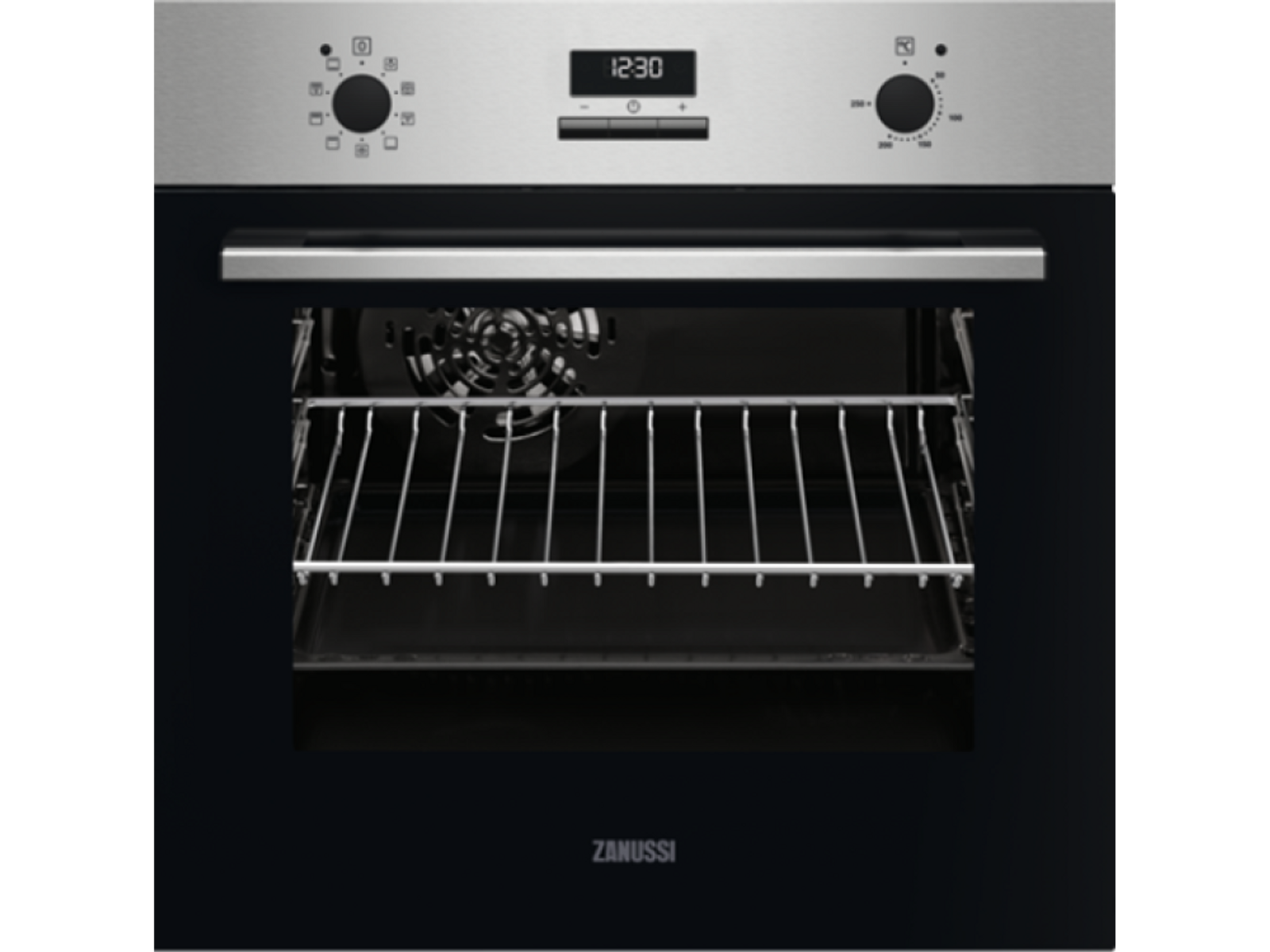 Horno multifunción - Horno ZANUSSI, 57 l, Integrable, Limpieza por agua, Inox