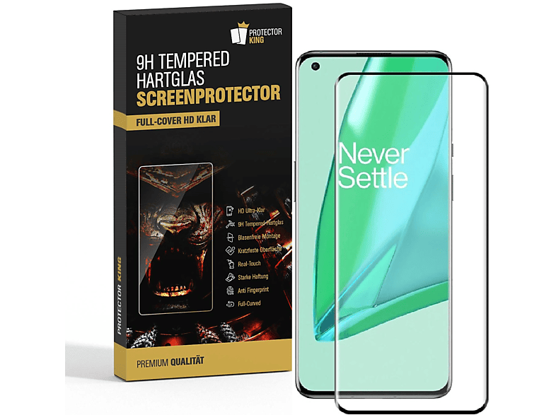 HD 9) Hartglas 3x 9H Displayschutzfolie(für OnePlus KLAR PROTECTORKING
