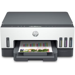 Impresora multifunción de tinta - HP Smart Tank 720, Inyección de tinta térmica, Blanco, Gris
