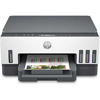 Impresora multifunción de tinta - HP Smart Tank 720, Inyección de tinta térmica, Blanco, Gris