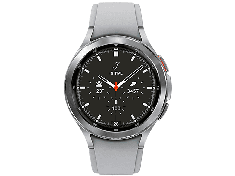 Silikon, R895 Galaxy Smartwatch SAMSUNG Watch4 Silber Classic