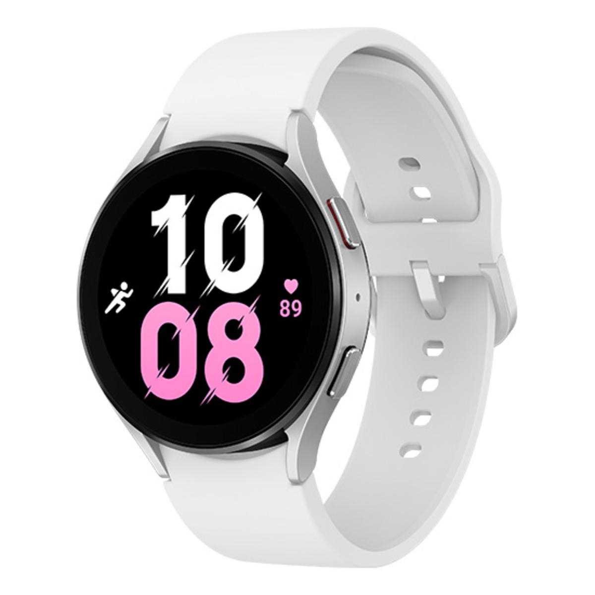 SAMSUNG Galaxy Watch5 R910 Silber Smartwatch Silikon